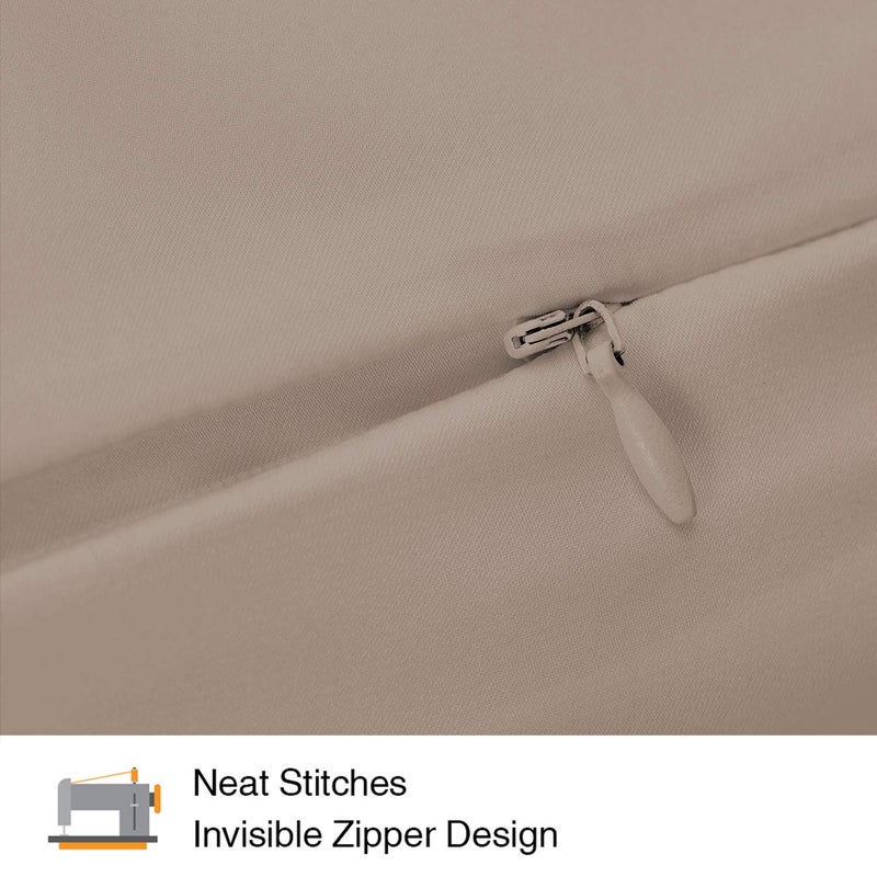 INSSL Mulberry Silk Pillowcase for Hair and Skin Health,Natural Silk Pillow Cover with Hidden Zipper Both Side Silk1 pcs (Light Coffee, Queen 20"x 30") - Image 4